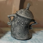 Kitchen Canister Hands-On-Hips Design No-Lid Scoop Access