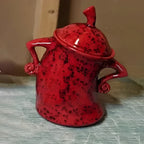 Kitchen Canister Hands-On-Hips Design No-Lid Scoop Access