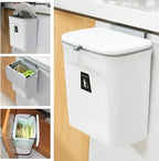 Kitchen Compost Bin Sealed Rolling Lid 2.4 Gallon