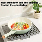 Kitchen Drying Mat Heat-Resistant Silicone Quick-Drying