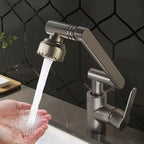 Kitchen Faucet 360° Rotating Adjustable Arm Dual Spray Modes
