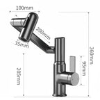 Kitchen Faucet 360° Swivel Adjustable Height Digital Display