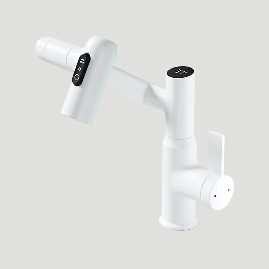 Kitchen Faucet 360° Swivel Adjustable Height Digital Display