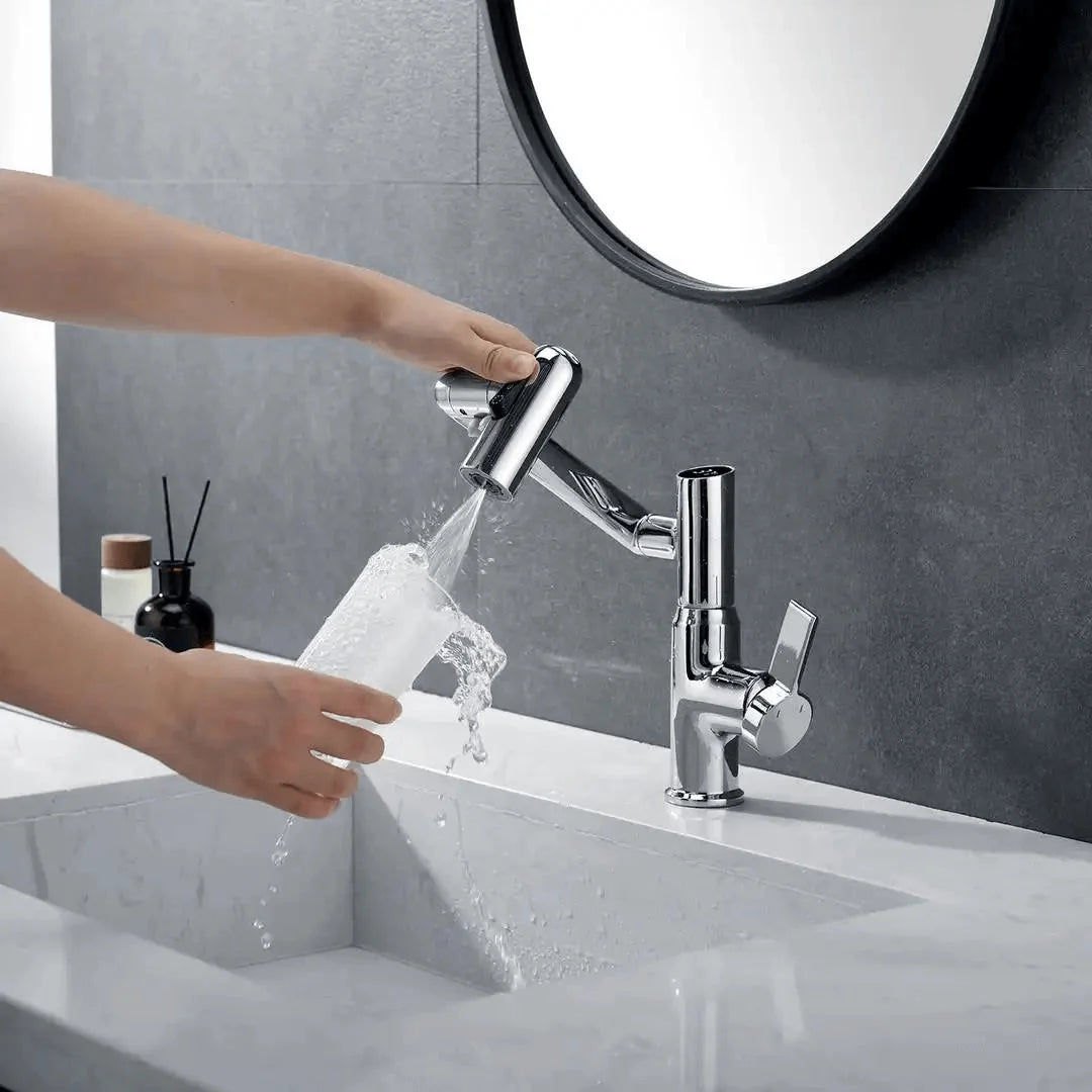Kitchen Faucet Digital Temperature Display 360 Degree Rotatable