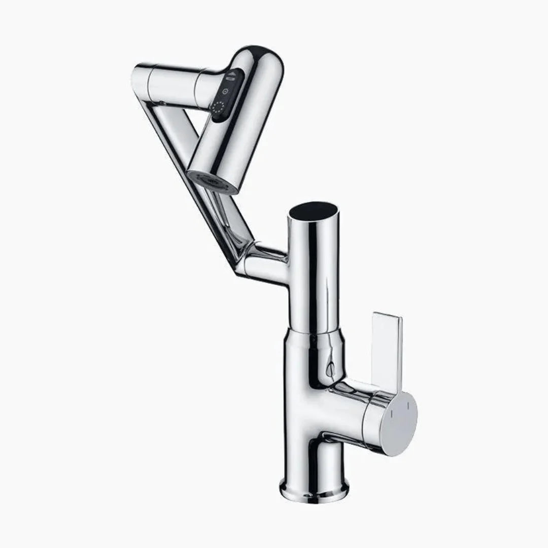 Kitchen Faucet Digital Temperature Display 360 Degree Rotatable