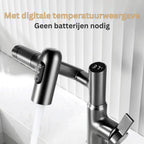 Kitchen Faucet Digital Temperature Display 360 Degree Rotatable