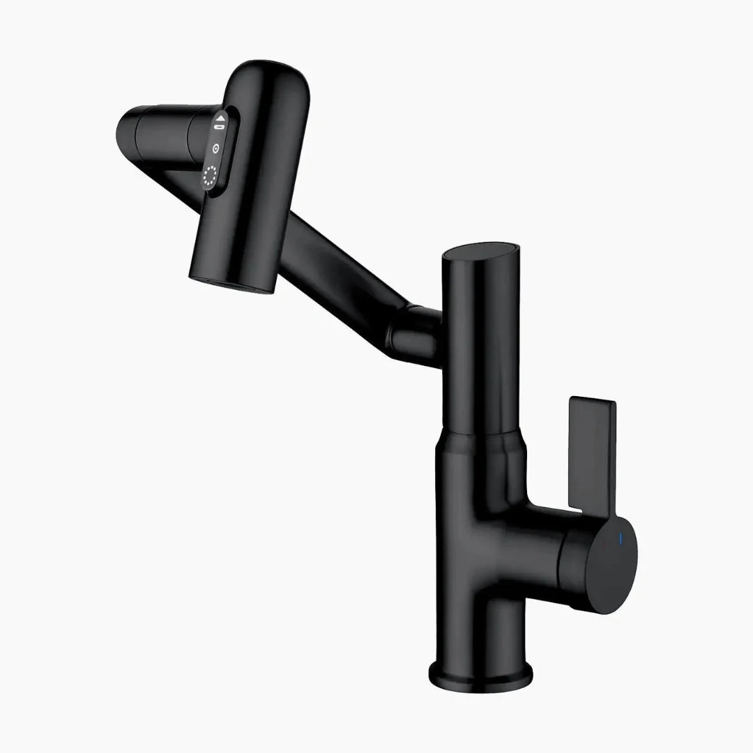 Kitchen Faucet Digital Temperature Display 360 Degree Rotatable