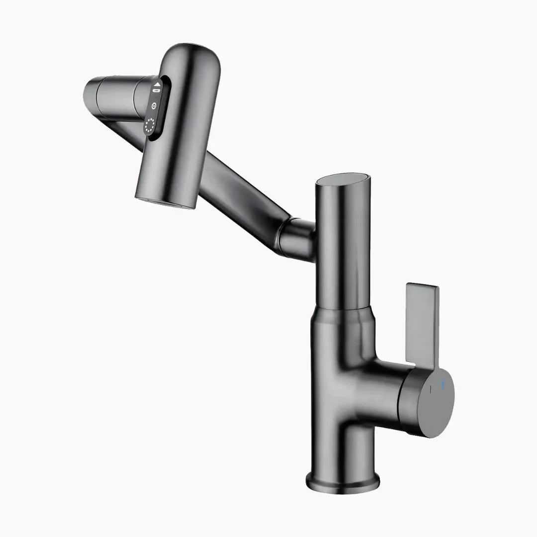 Kitchen Faucet Digital Temperature Display 360 Degree Rotatable