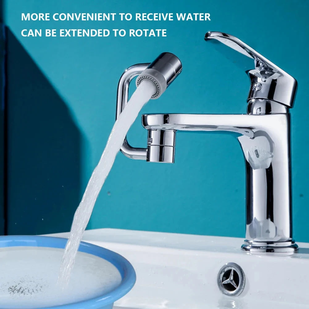 Kitchen Faucet Extender 1080 Degree Rotation Dual Spray Modes
