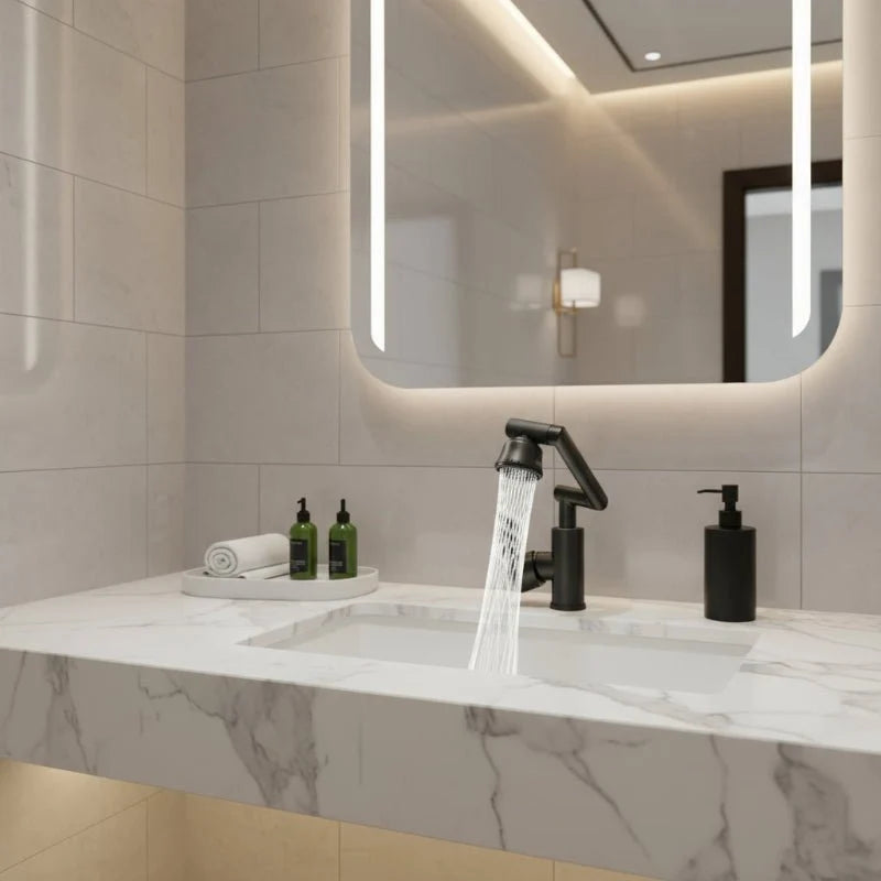 Kitchen Faucet Flexible Robotic Arm Bubble & Shower Spray