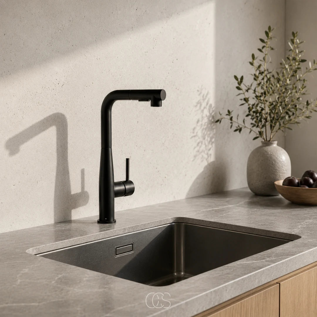 Kitchen Faucet Pull-Out Dual Spray Stainless Steel