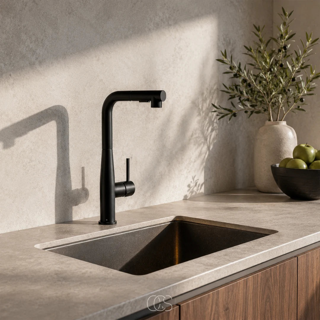 Kitchen Faucet Pull-Out Dual Spray Stainless Steel