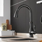 Kitchen Faucet Pull-Out Spray Head 360° Swivel Stainless Steel