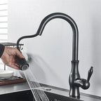 Kitchen Faucet Pull-Out Spray Head 360° Swivel Stainless Steel