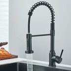 Kitchen Faucet Solid Brass Pull-Out 360° Swivel