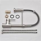 Kitchen Faucet Solid Brass Pull-Out 360° Swivel