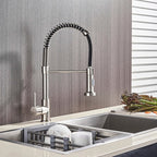 Kitchen Faucet Solid Brass Pull-Out 360° Swivel
