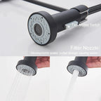 Kitchen Faucet Solid Brass Pull-Out 360° Swivel