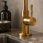 Kitchen Faucet Solid Copper 360-Degree Swivel