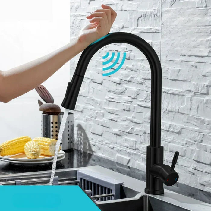 Kitchen Faucet Touchless Sensor & Pull-Out Hose