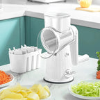 Kitchen Grater Enclosed Chamber & Push-Down Food Catcher