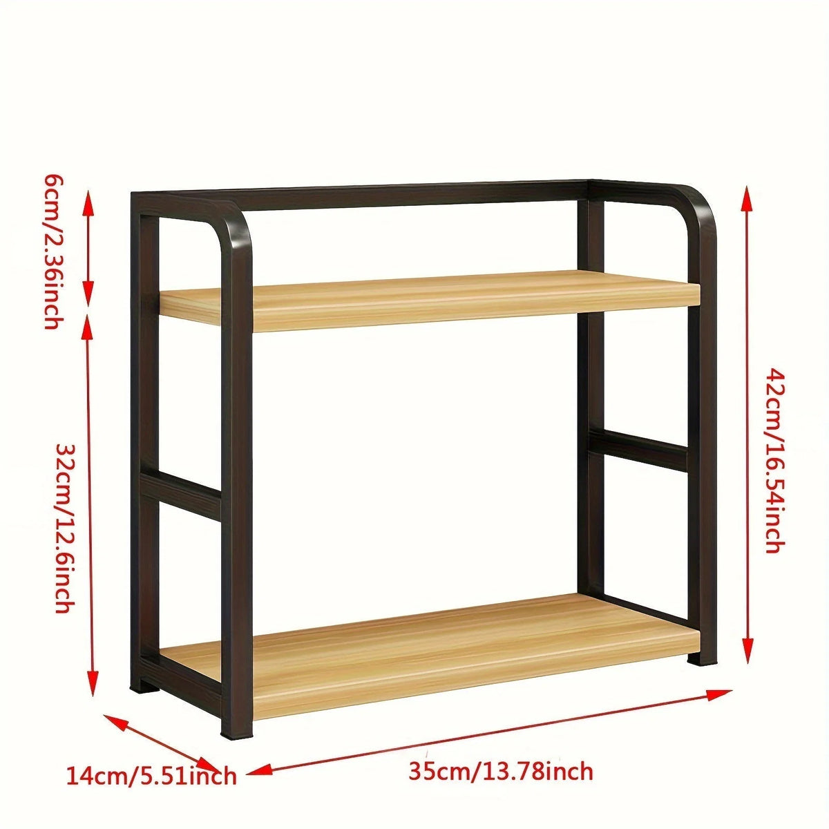 Kitchen Herb Rack Stainless Steel Space-Saving Open Design