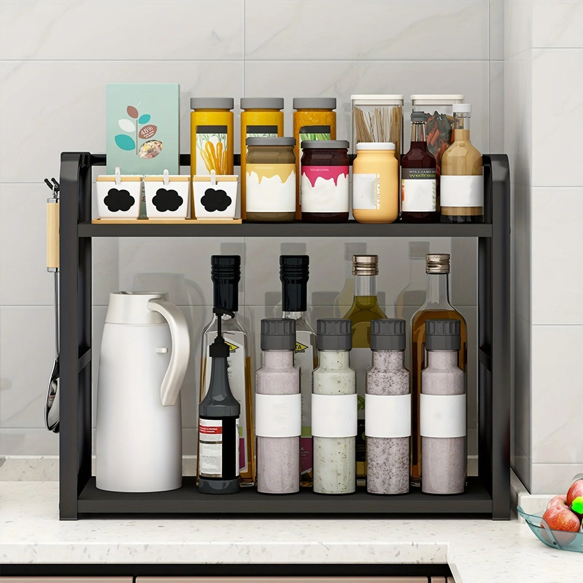Kitchen Herb Rack Stainless Steel Space-Saving Open Design