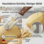 Kitchen Knife Set Multifunctional Stainless Steel & Wood Handles