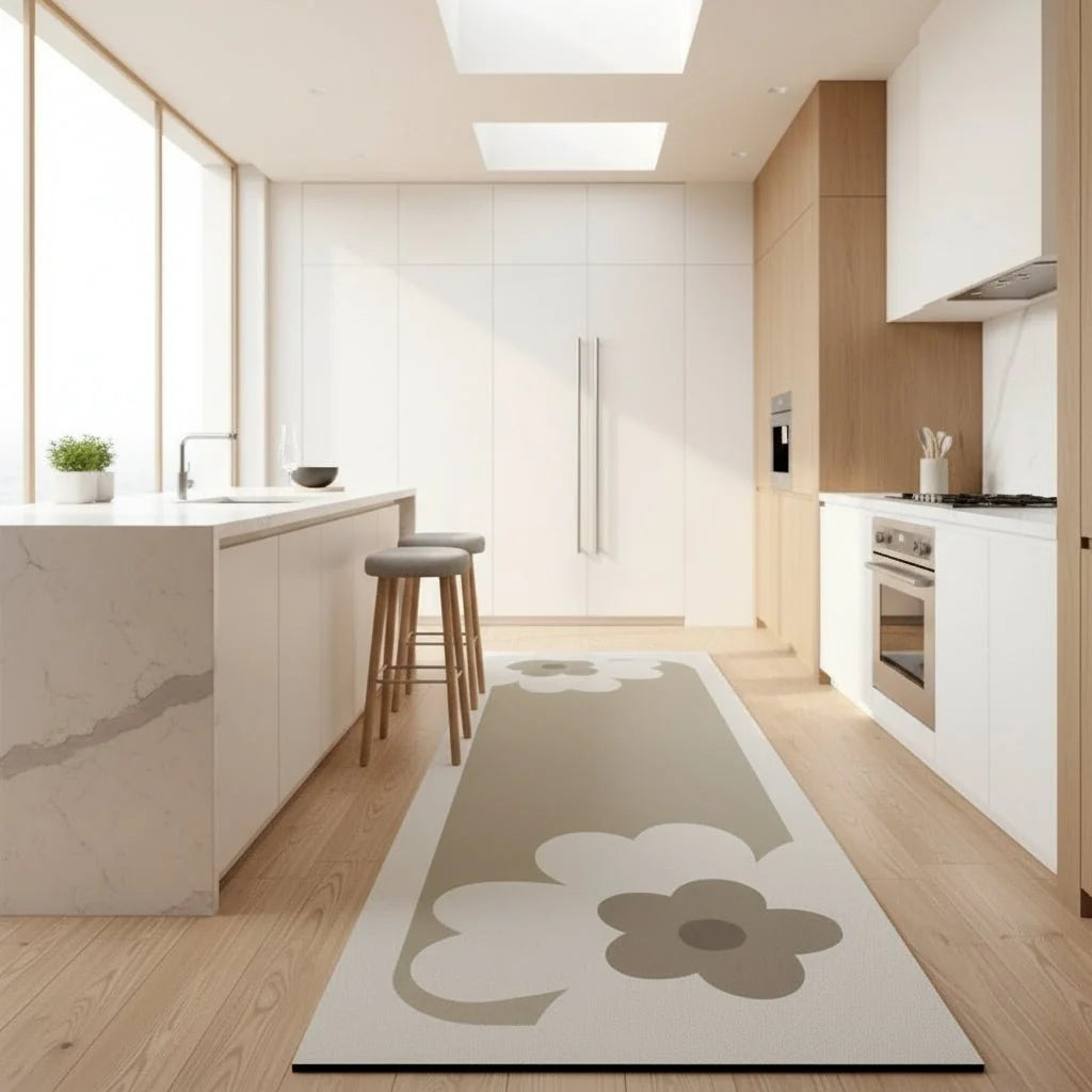 Kitchen Mat Anti-Fatigue Absorbent & Quick-Dry Non-Slip Rubber Base