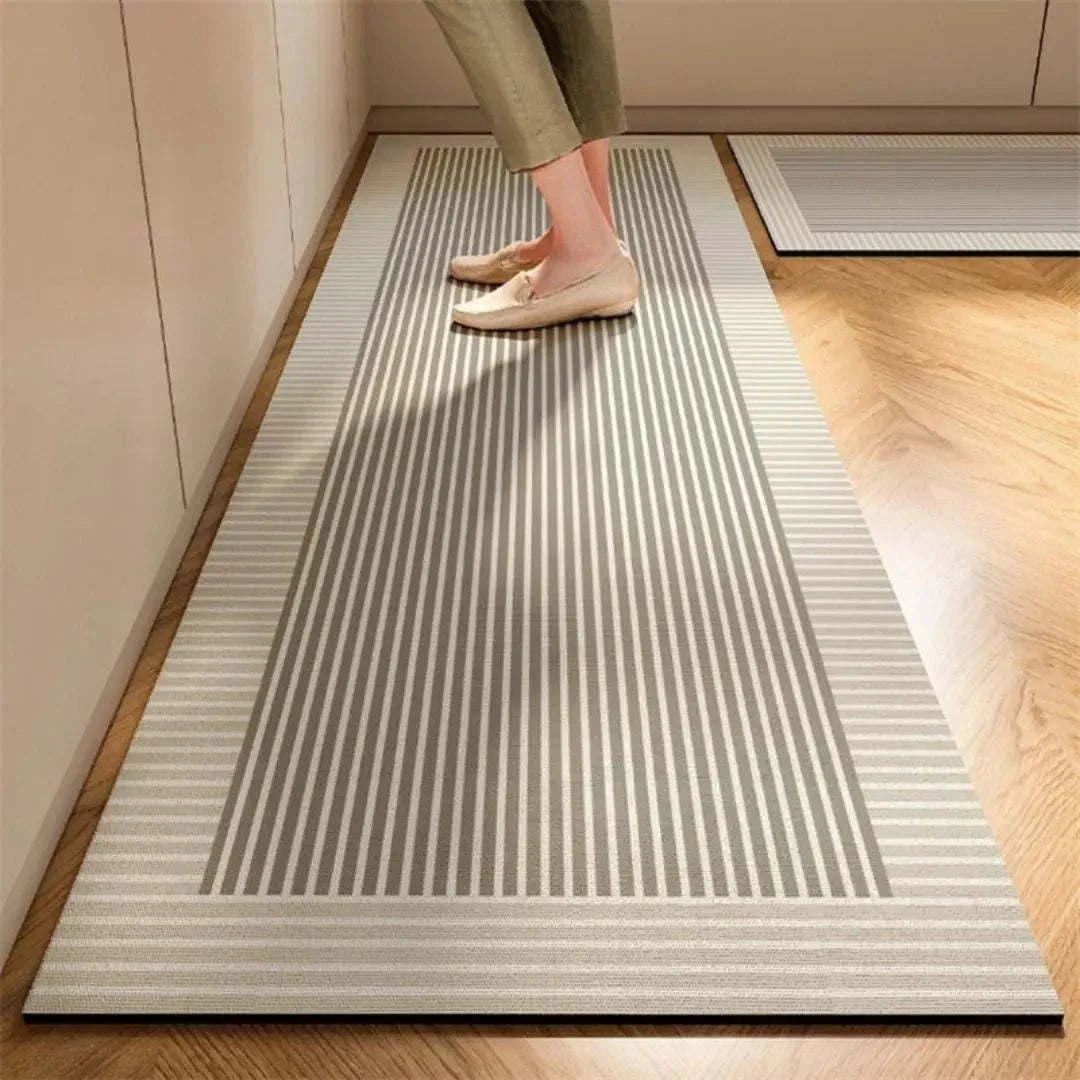 Kitchen Mat Anti-Fatigue Absorbent & Quick-Dry Non-Slip Rubber Base
