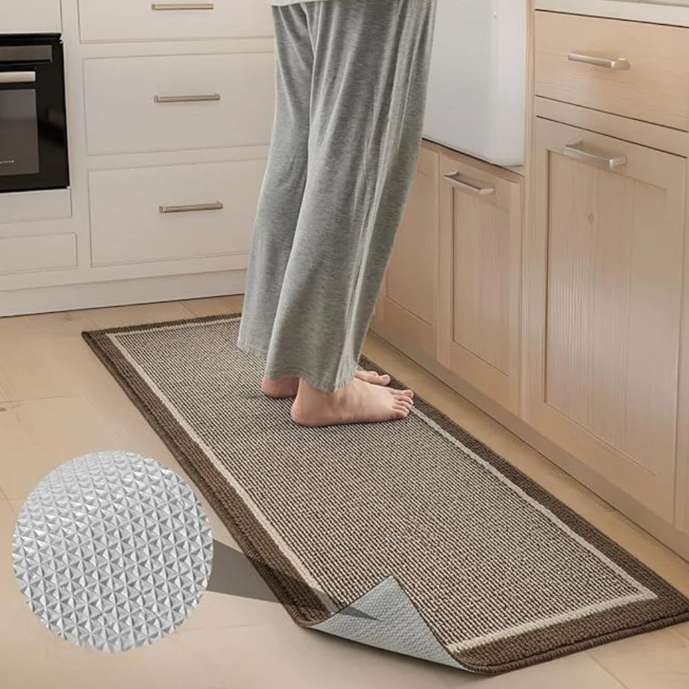 Kitchen Mat Anti-Fatigue Non-Slip Stain-Resistant