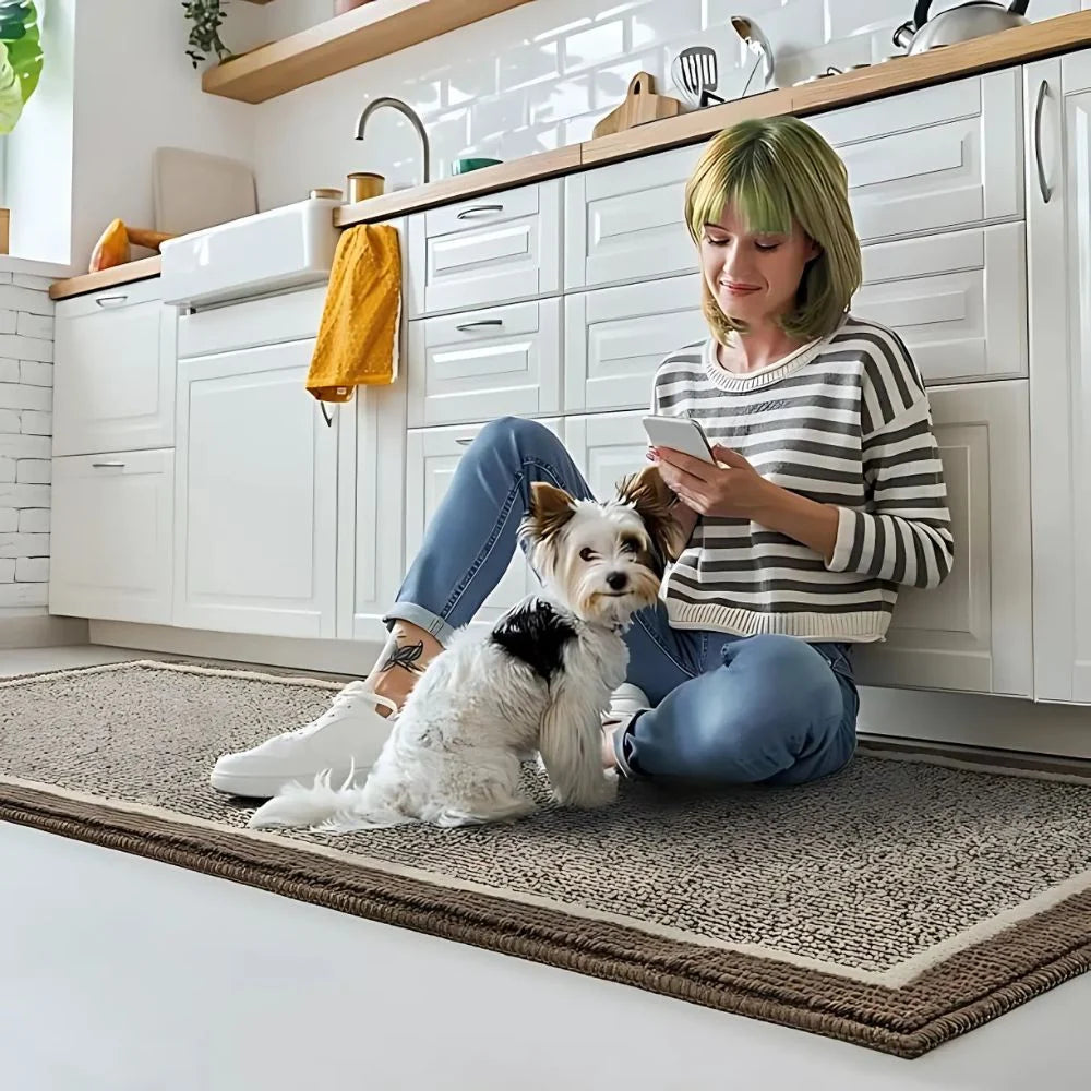 Kitchen Mat Anti-Fatigue Non-Slip Stain-Resistant