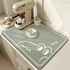 Kitchen Mat Microfiber Quick-Drying Non-Slip