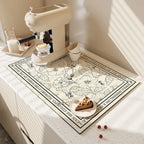 Kitchen Mat Microfiber Quick-Drying Non-Slip