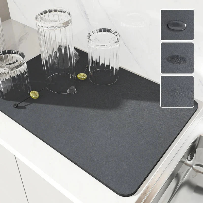Kitchen Mat Microfiber Quick-Drying Non-Slip