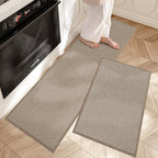 Kitchen Mat Set Anti-Fatigue Non-Slip 2-Piece