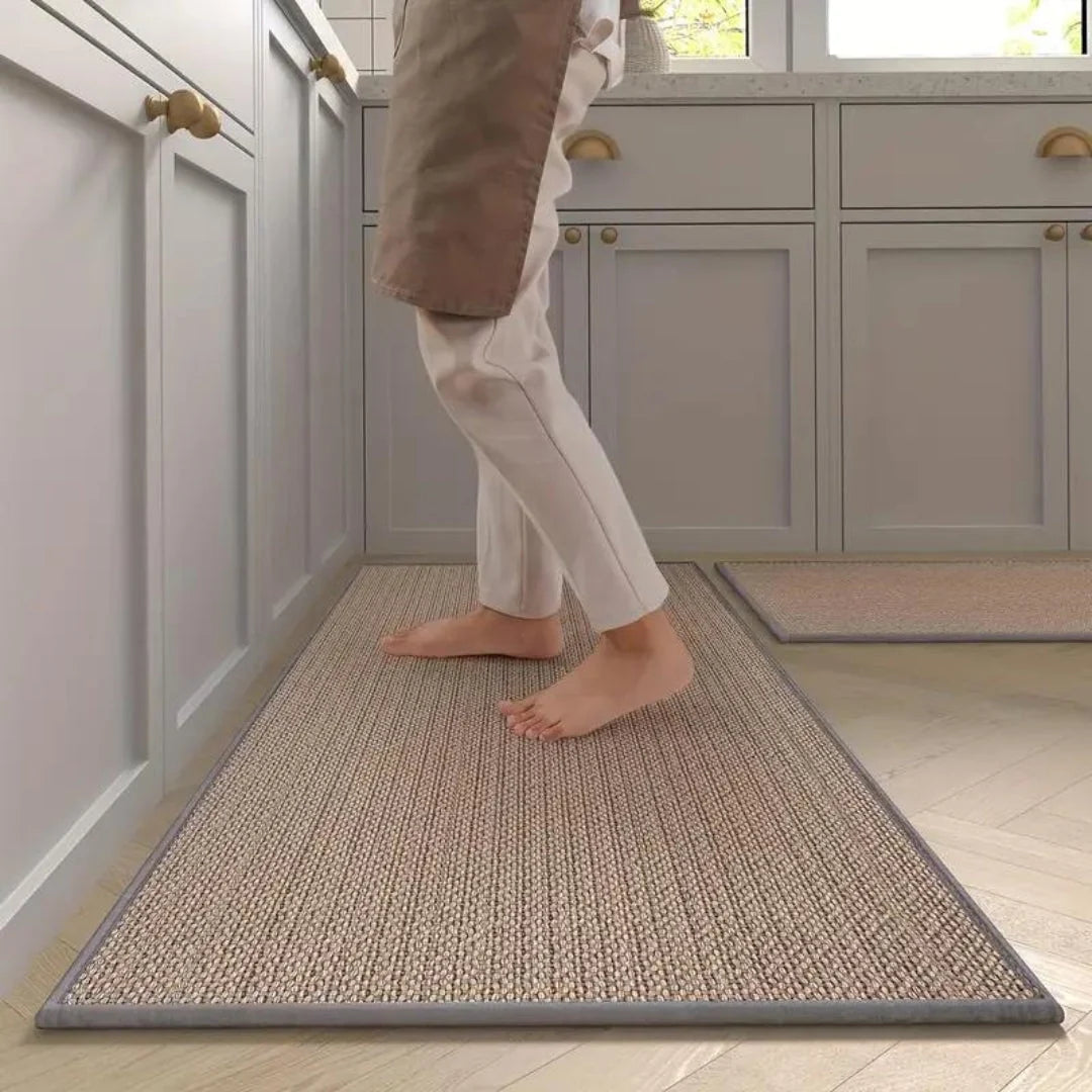 Kitchen Mat Set Anti-Fatigue Non-Slip 2-Piece