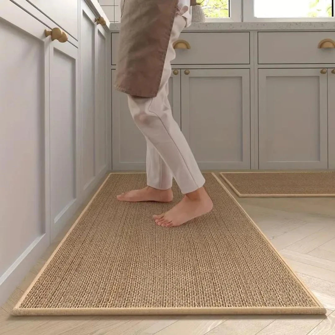 Kitchen Mat Set Anti-Fatigue Non-Slip 2-Piece
