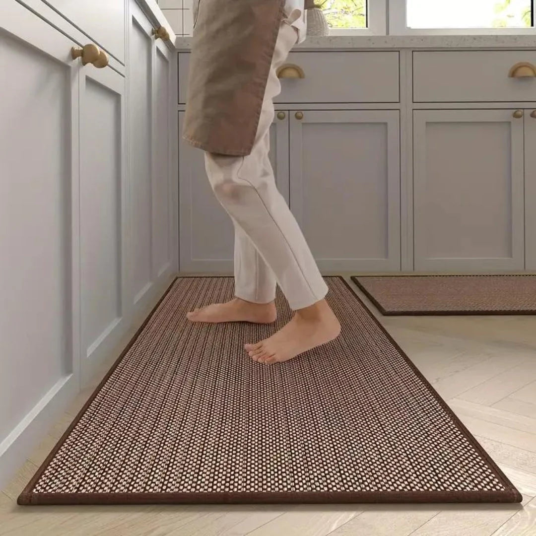 Kitchen Mat Set Anti-Fatigue Non-Slip 2-Piece