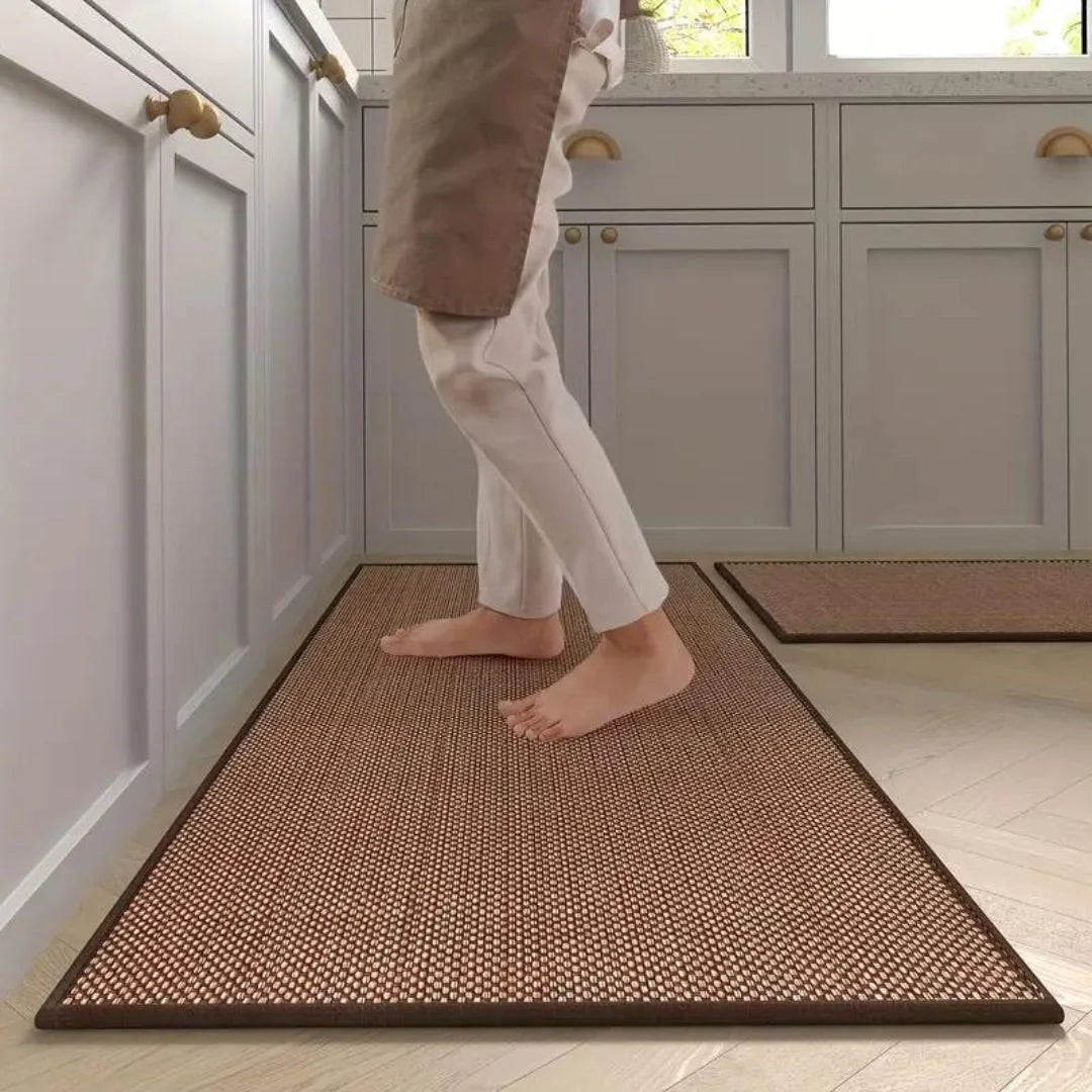 Kitchen Mat Set Anti-Fatigue Non-Slip 2-Piece