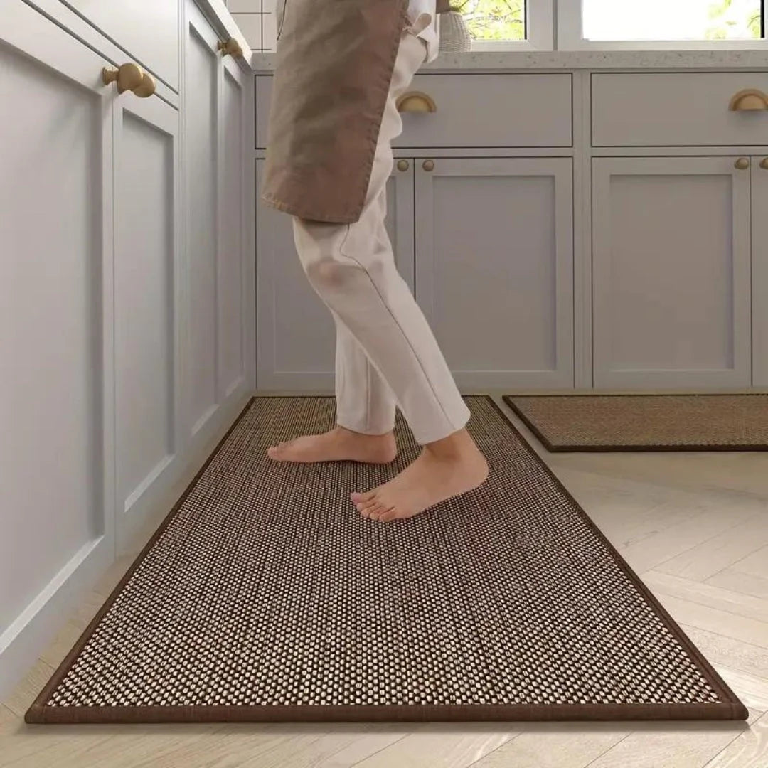 Kitchen Mat Set Anti-Fatigue Non-Slip 2-Piece