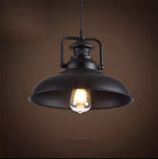 Kitchen Pendant Light Rustic Iron Warm Ambient Adjustable Length