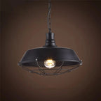 Kitchen Pendant Light Rustic Iron Warm Ambient Adjustable Length