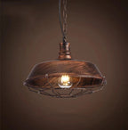 Kitchen Pendant Light Rustic Iron Warm Ambient Adjustable Length
