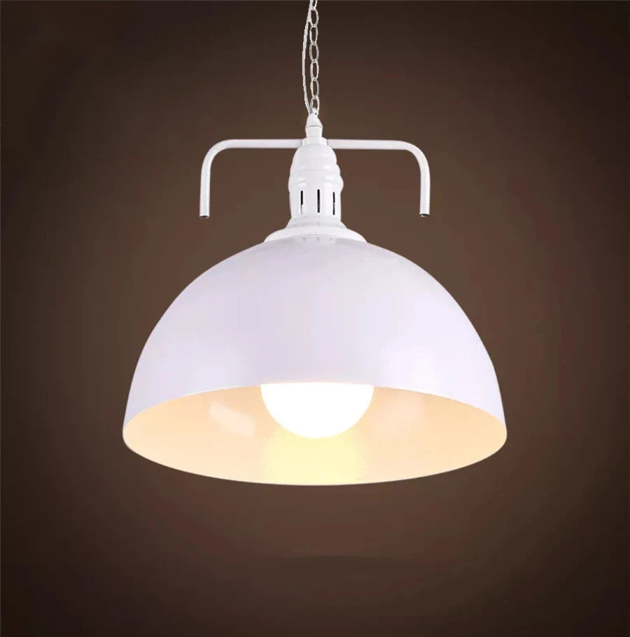 Kitchen Pendant Light Rustic Iron Warm Ambient Adjustable Length