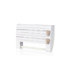 Kitchen Roll Holder 4-in-1 Wall-Mounted Organizer