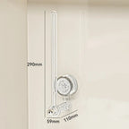 Kitchen Roll & Towel Holder 180° Rotating No-Drill Suction