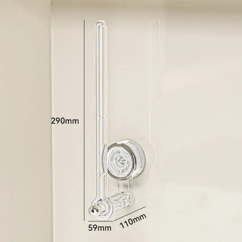 Kitchen Roll & Towel Holder 180° Rotating No-Drill Suction