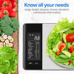 Kitchen Scale App-Enabled Nutritional Calculator Stainless Steel Platform