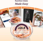 Kitchen Scale Nutrient Tracking & App Integration 5kg
